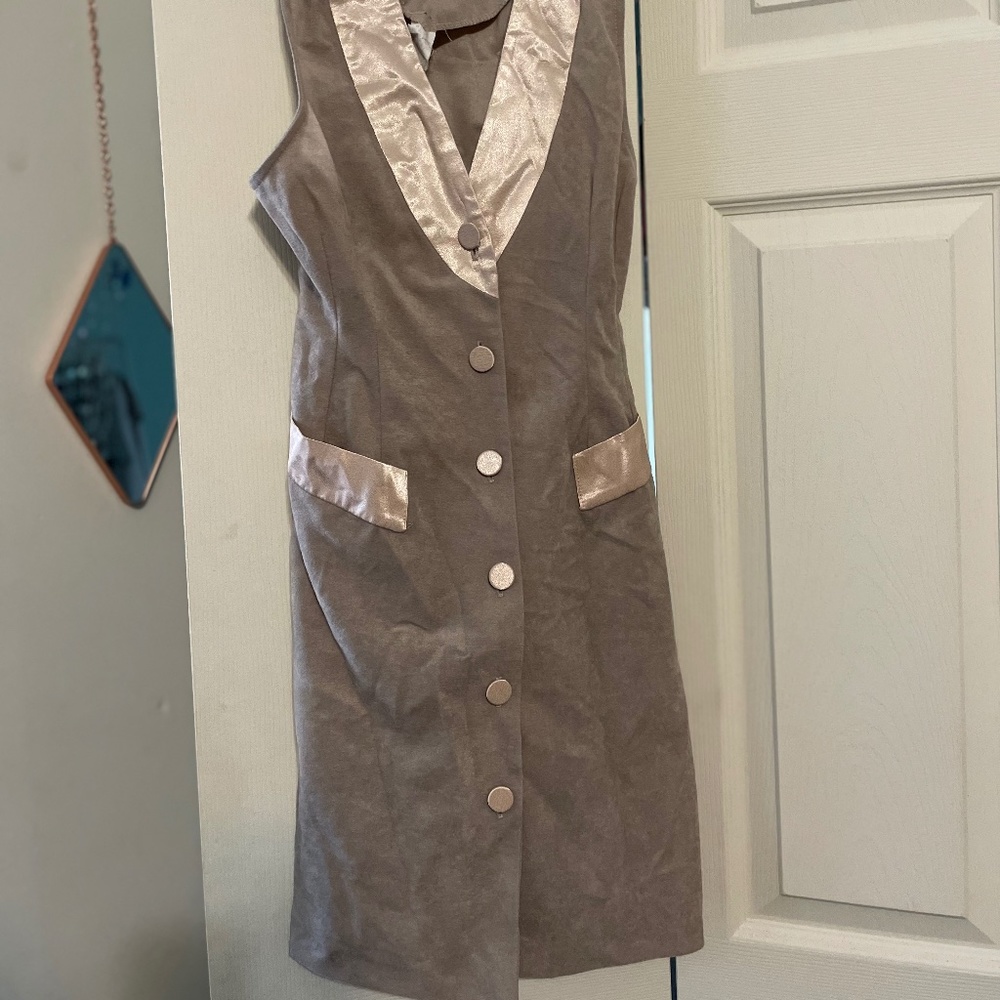 Vintage, Small, Beige